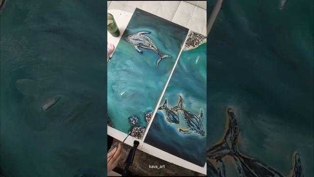 Диптих "Киты"