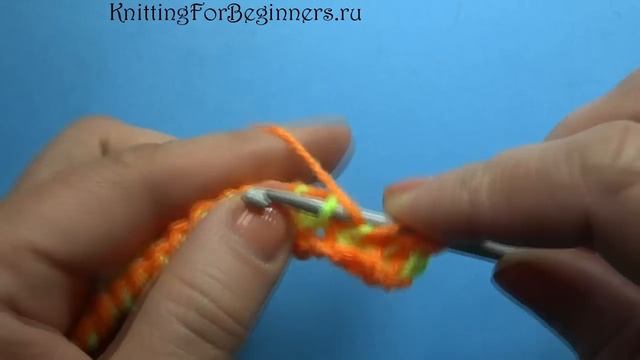 Жаккардовый тунисский узор 36