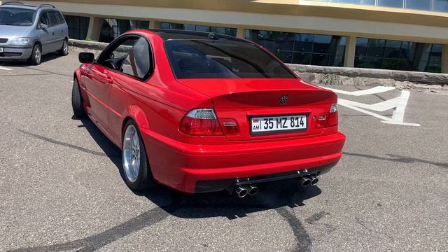 Bmw E46 325CI custom exhaust