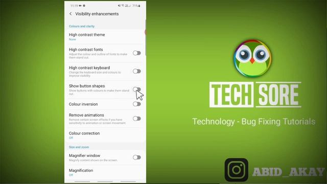 Samsung Phone || Accessibility Setting M51