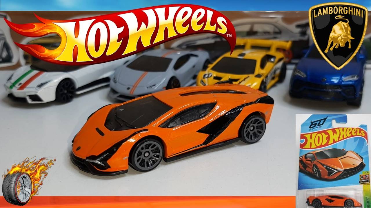 Custom Hot Wheels Lamborghini Sian FKP 37 HW Exotics 1/10