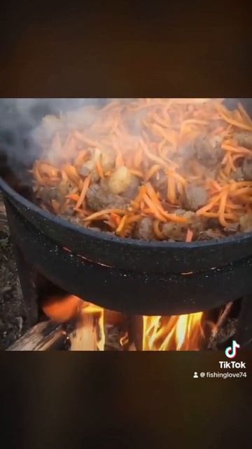 готовка на рыбалке) #fishing #fishing #fishingvideo #рыбалка #готовимвкусно #рыбалкаскомфортом