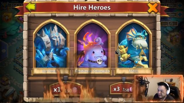 50K HERO Collector COSMO COME PLAY Please Castle Clash