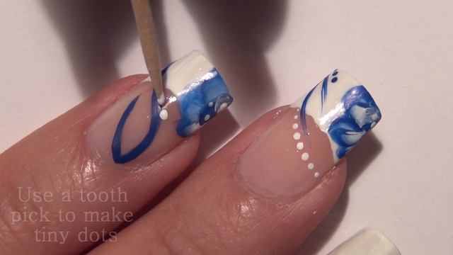 Acrylic Paint Nail Art Design