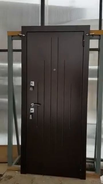 Дверь металл-металл 2-х контурная с давлением на полотне Д21