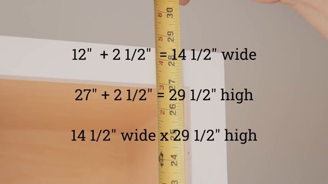 How to Measure Framed Cabinets for Full Overlay Cabinet Doors