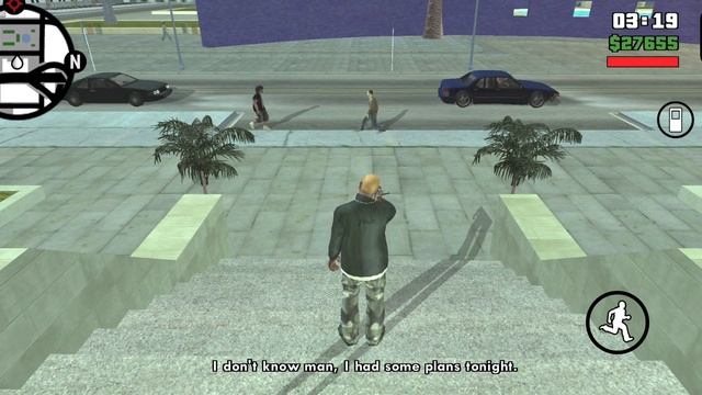 Gta san andreas android version" Og loc calling Cj to join the party"