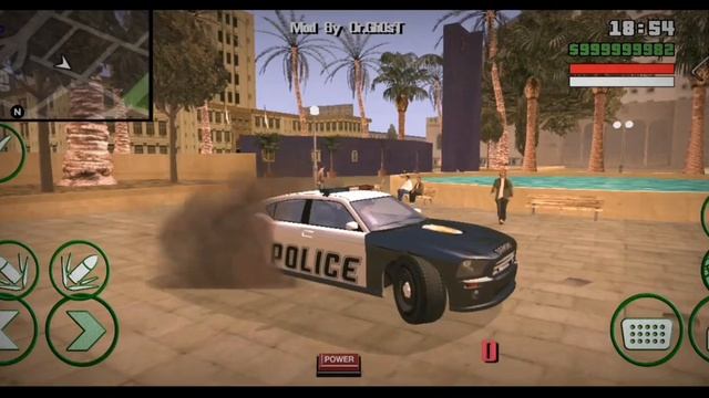 gta San Andreas Remastered gameplay - new police cars -