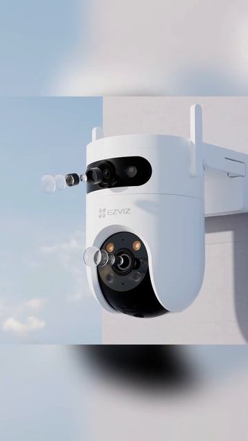 Ezviz CS-H9c wifi kamerasi. Ikkita linza  360° Rangli tungi ko'rish. Ikki tomonlama suhbat #ezviz