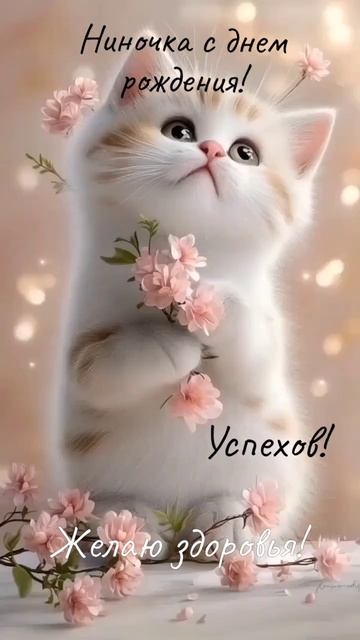 Поздравление для Нины с днём рождения