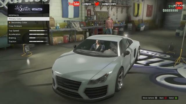 GTA Online Car Customisation - "Sideways" "Audi R8" ("Obey 9F")