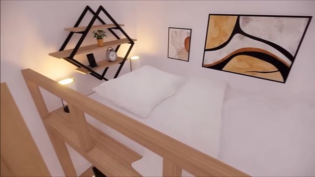 Room tour (loft bed area)