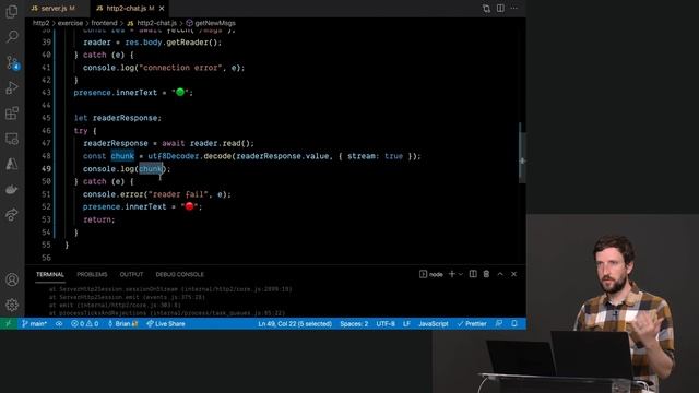 3. Coding a HTTP2 Push Frontend