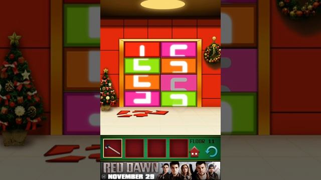 100 Floors - Level 11 Seasons Tower Christmas Special Walkthrough / Solution Floor 11 100 Floors