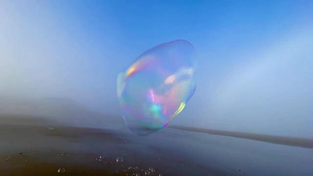 Mesmerizing soap balloons