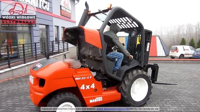Rough terrain forklift Geländestapler Внедорожный погрузчик Manitou MH20 4 BD 4243T