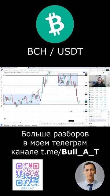 Куда пойдет BCH (Bitocin Cash) 2025 - аналитика монеты #shorts #криптовалюта #bch #инвестиции #btc