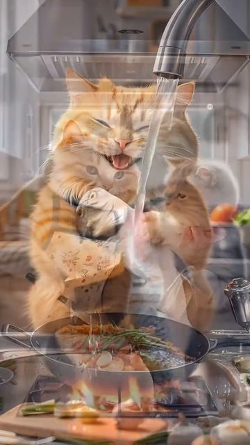 Кот Персик