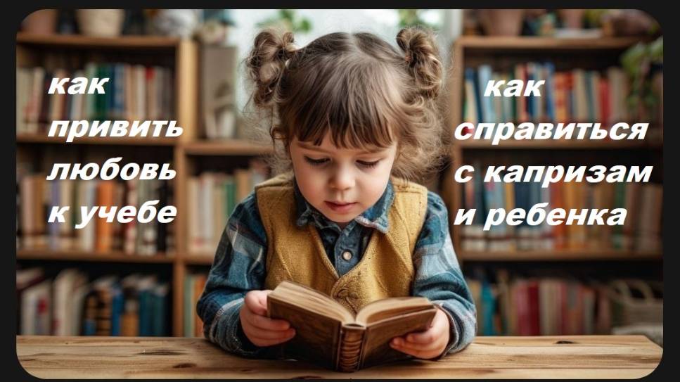 как привить любовь к учебе и справиться с капризами