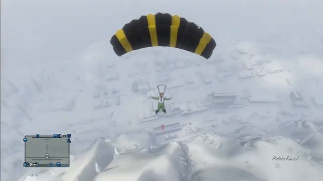 GTA V Online Christmas DLC: Running in the Air [Glitch]