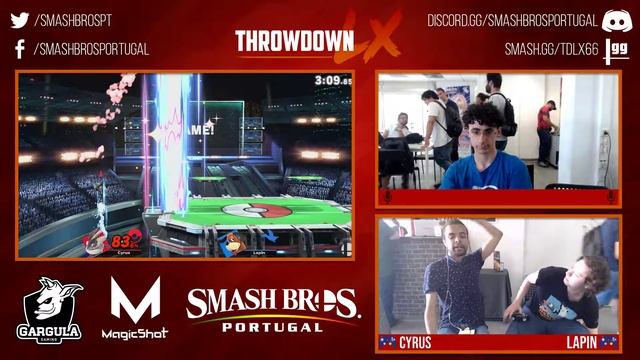 Throwdown LX #66 - Cyrus (Greninja) vs Lapin (Duck Hunt) - SSBU Winners Quarters