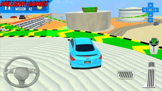 City Driver Roof Parking Challenge #7 - City Parking Car Game - Android Gameplay