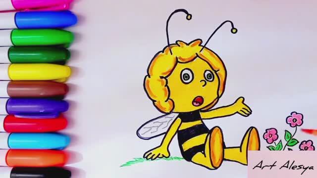 Как нарисовать пчелку Майю из мультфильма!