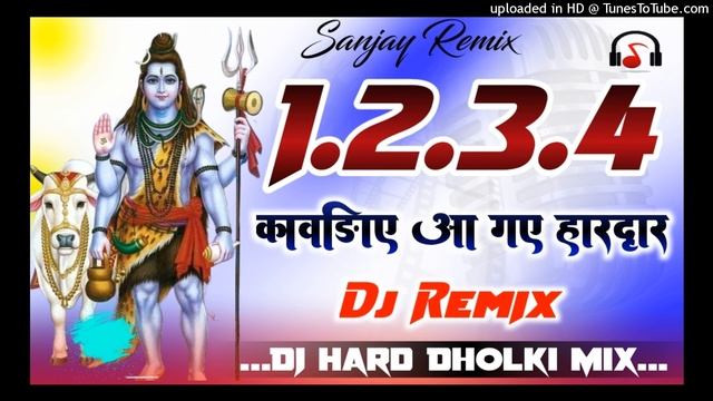 1 2 3 4 Kawadiye Aage Haridwar  Dj Remix Song | Dj Dholki Mix | Bhole Baba DJ Song | 2024 Dj Sanjay