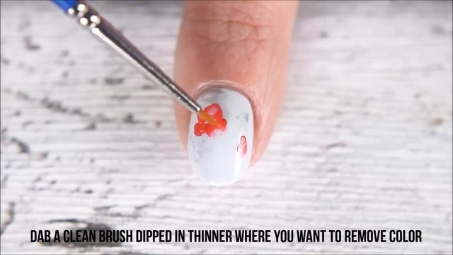 Poppy Flower Nail Art Tutorial