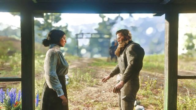 I thought she would not kiss Arthur if he came to her with a beard LOL