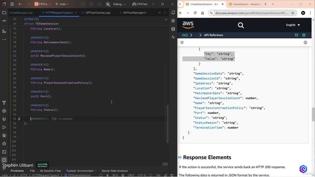 75 Game Session Struct
