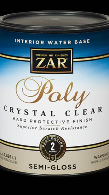 Нанесение полиуретанового лака для дерева на водной основе ZAR POLY Crystal Clear👀🙌