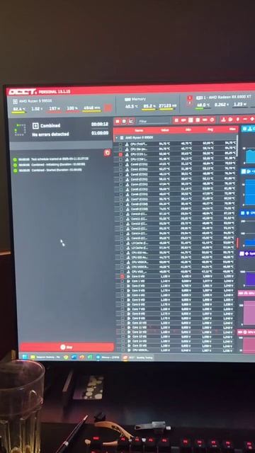 Краш occt: combined CPU & Memory
