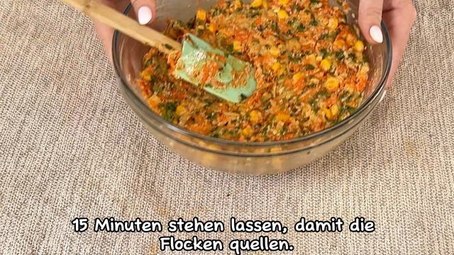 Zucchini mit Haferflocken schmeckt besser als Fleisch! Gesundes und unglaublich leckeres Abendessen