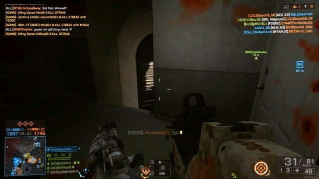 Battlefield 4 | Metro Cluster Fudge + F2000