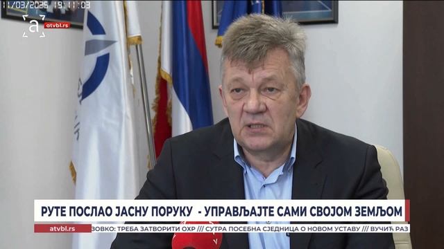 Руте послао јасну поруку - управљајте сами својом земљом