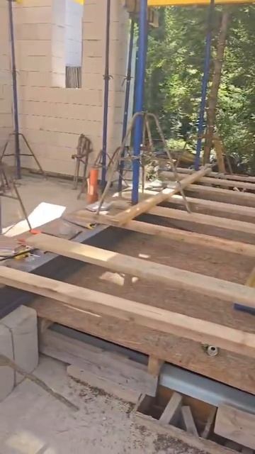 Опалубка в процессе #бетон #ремонт #гидроизоляция #experiment #стройка #renovation