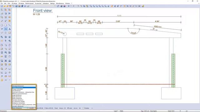 STRAKON 2020 First Steps: Dimensioning - Datum levels