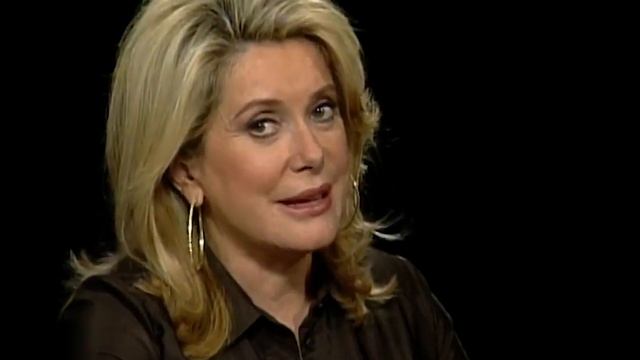 Catherine Deneuve Job İnterview On Charlie Rose 2002 & Catholicism And The Just