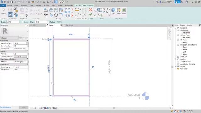 How to create a custom parametric wardrobe n Revit [ Line based family in Revit]