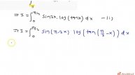 मान ज्ञात कीजिएः underset(0)overset(pi//2)int sin 2x log(tan x)dx | 12 | निश्चित समाकलन | MATHS...