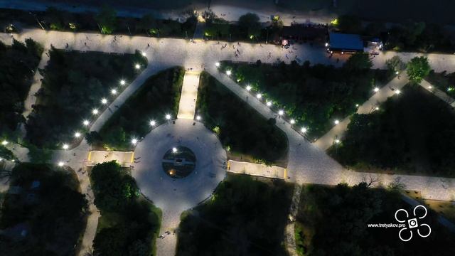 Приморский Парк_Ночь-Таганрог 2019 [4K ULTRA HD] (DJI Mavic 2 Pro )