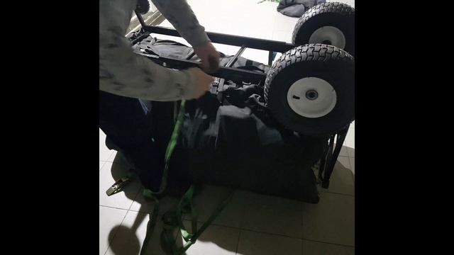 Установка на тележку лодочного мотора и лодки ПВХ