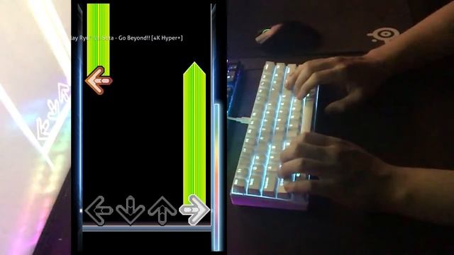 [osu!mania] Go Beyond!! but I suck balls + mini keyboard unboxing