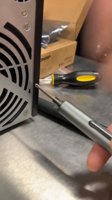 An 8 bay NAS with hard drives can saturate the onboard NIC so we add 10GbE or better for our review