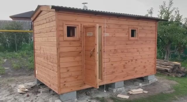 Баня "Каркасная" перевозная 4 метра купить в Балахне.