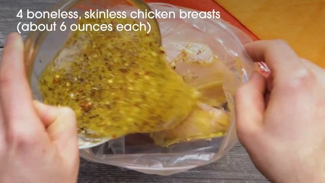 Baked Chicken Breasts with Citrus Marinade