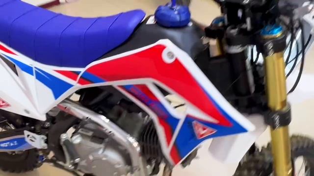 Питбайк MOTAX MX 140 (17/14) синее седло