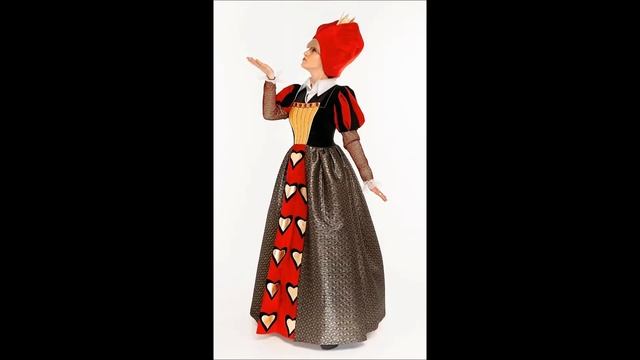 КОСТЮМ КАРТОЧНАЯ КРАСНАЯ КОРОЛЕВА