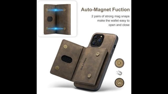 DG.MING iPhone 13 Pro M2 Series Wallet Case